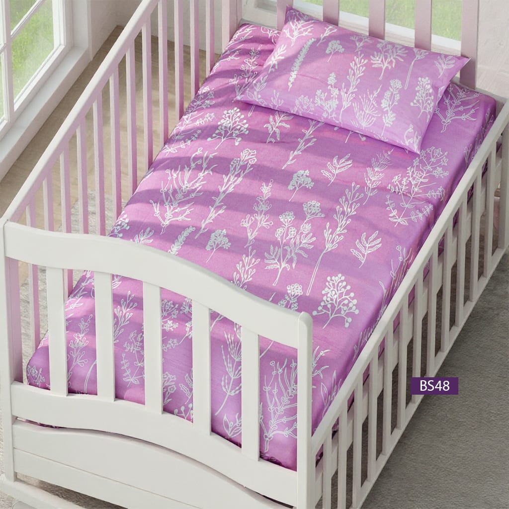 ملاية سرير البيبي - قطن 100% - Bs48
